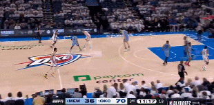 png电子网站残暴！下半场2分钟雷霆内外开花再轰10-0 分差来到42分😦